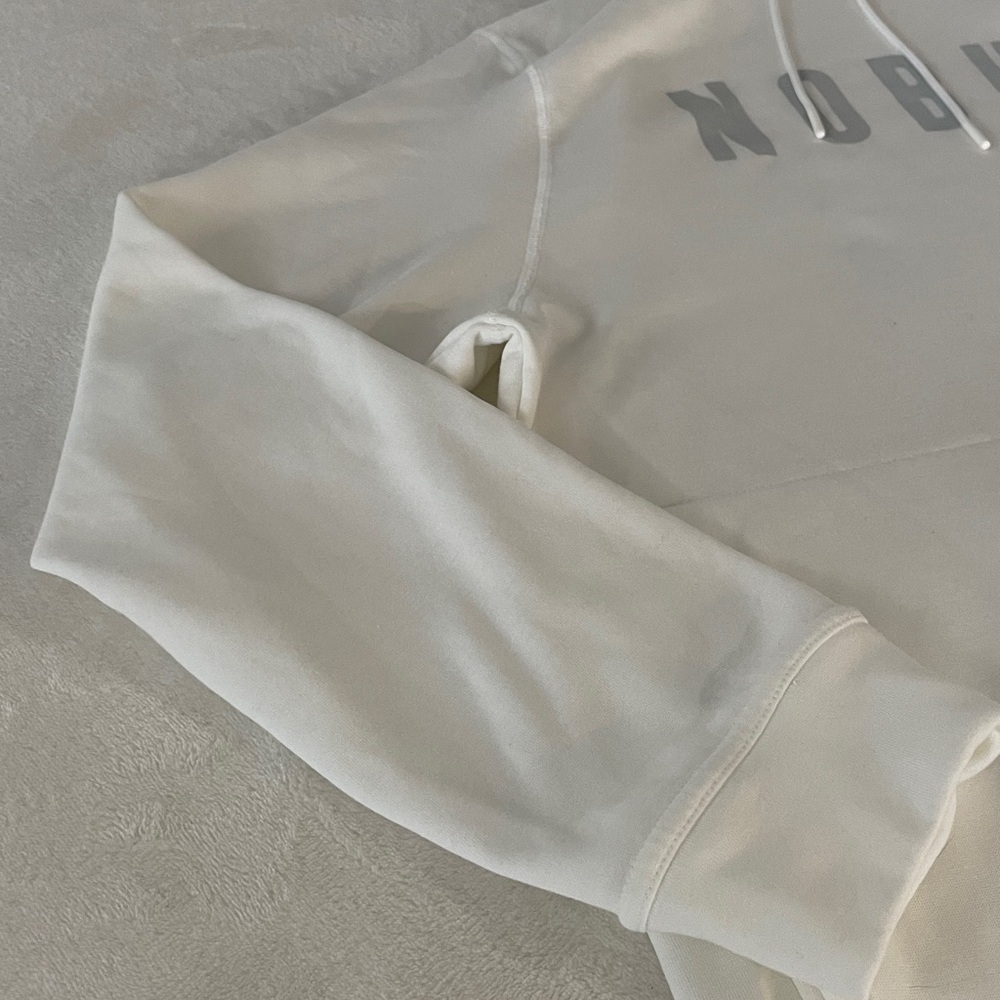 NOBULL White Hoodie. Like new. - Picture 6 of 12
